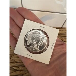 ONE Ounce Silver Bullion Round, .999 pure silver‎ coin
